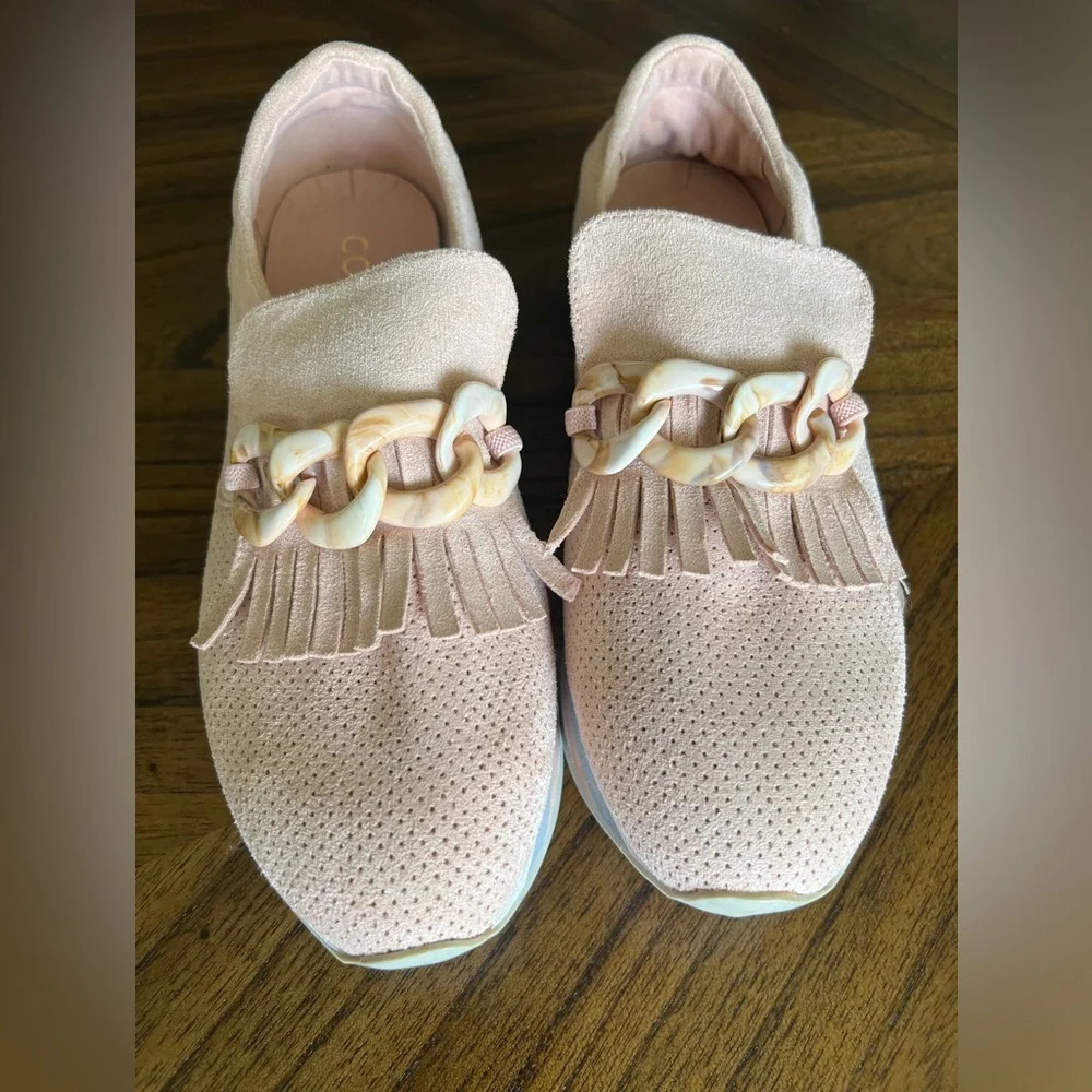 Coconuts by Matisse Pink Perforated Platform Loafers Women’s Size 8 New - Picture 3 of 7